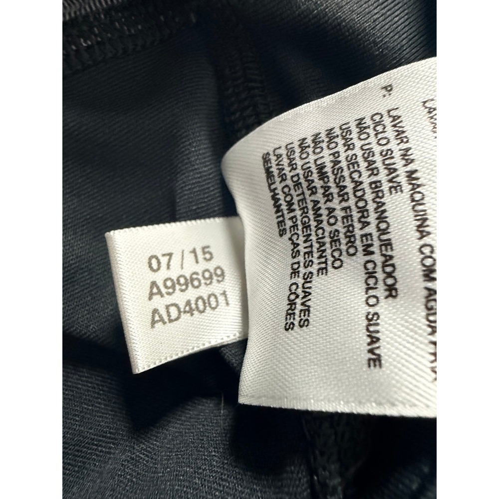 Adidas Climalite Women Black Grey Ruched Crop Leggings Capris A99699 Size S - Picture 6 of 8